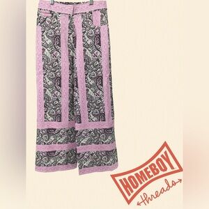Women's Pink Paisley Skirt